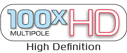 100x HD Multipole logo