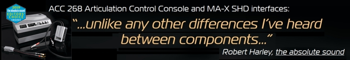 ACC 268 Articulation Control Console and MA-X SHD Interfaces